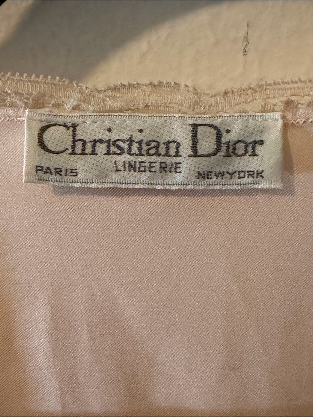 Vintage Christian Dior Pink Lace Robe Pockets Women’s M - Picture 2 of 11